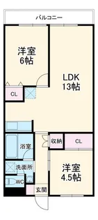 ニューシティハイム【3階】の間取り