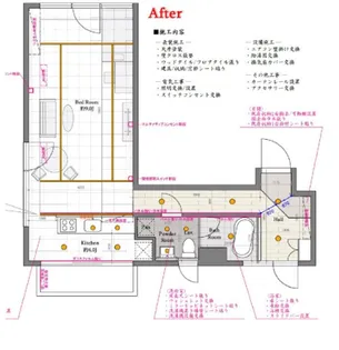 グランカーサ六本木【3階】の間取り