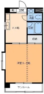 グリーンコートなみかた【5階】の間取り