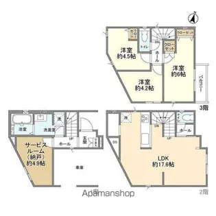 埼玉県川口市大字辻【一戸建】の間取り