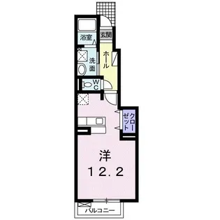 アラヤフラット【1階】の間取り