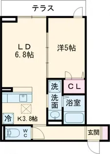 グラナーデ東水元【1階】の間取り