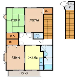ハイステージ日吉【2階】の間取り