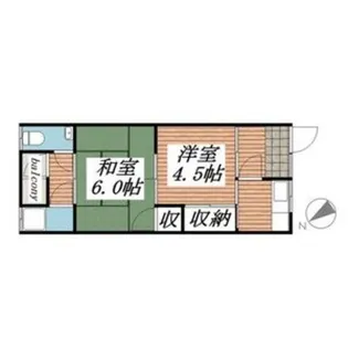 2Kの間取り画像