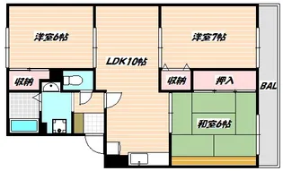 千葉県船橋市藤原3【アパート】の間取り