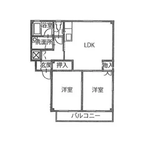アイリッシュコート【1階】の間取り