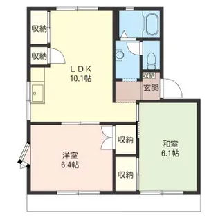 ハイツ吉田【2階】の間取り
