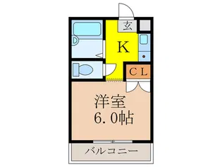 サウスロードIII【2階】の間取り