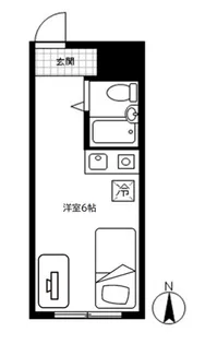 リバー綱島【4階】の間取り