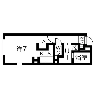 WELL COURT CHIYODA【1階】の間取り