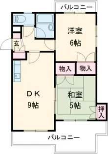 ハイツインディゴ【3階】の間取り