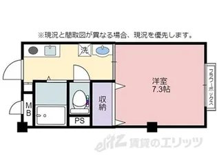 1Rの間取り画像