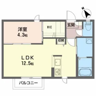 シャーメゾン大町【2階】の間取り