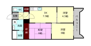 ラ・サンフォニー【4階】の間取り