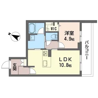 ユラン マグノリア【1階】の間取り