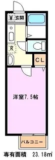 埼玉県さいたま市浦和区高砂4【アパート】の間取り