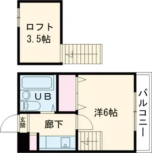 奈良県奈良市北市町【アパート】の間取り