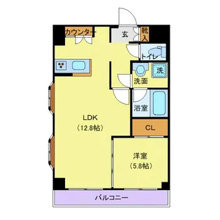 ファースト春日マンション【4階】の間取り