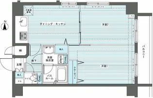 フェニックス中板橋【9階】の間取り