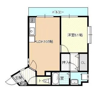 クレストコート【3階】の間取り