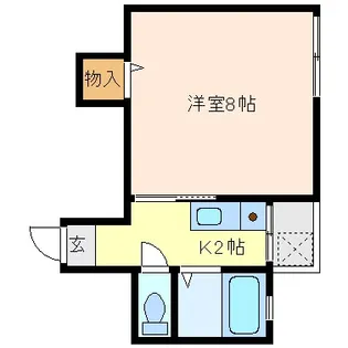 広島県呉市阿賀北9【アパート】の間取り