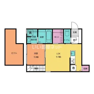 MINDS SQUARE【2階】の間取り