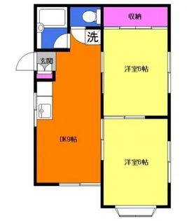 タミーハイツ第2【1階】の間取り
