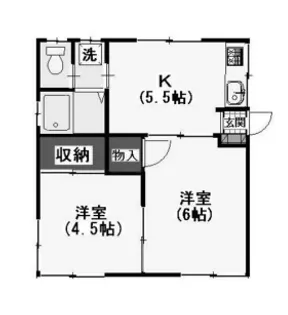 神奈川県川崎市川崎区台町【アパート】の間取り