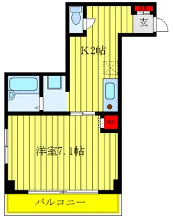 ベルフォレスト【2階】の間取り