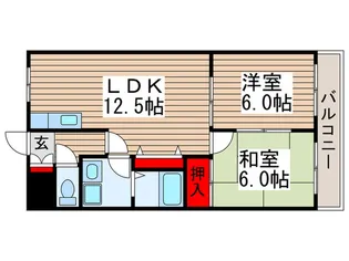 ベルドゥムール鎌ケ谷【2階】の間取り