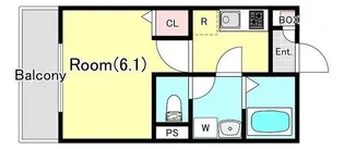 ジーメゾン綾瀬【1階】の間取り