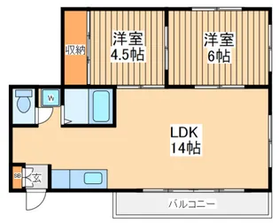 ピア相模原【3階】の間取り