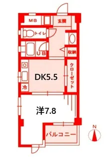 リンデンハイム【3階】の間取り