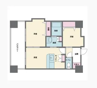 HF西新宿レジデンスWEST【11階】の間取り