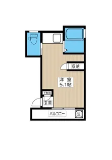 フラット根津【3階】の間取り