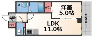 大阪府東大阪市荒本西4【マンション】の間取り