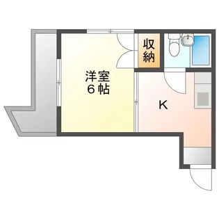 ブルーメ森井【1階】の間取り