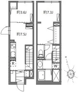 2DKの間取り画像