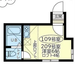 ユナイト保土ヶ谷オアシスドリーム【2階】の間取り