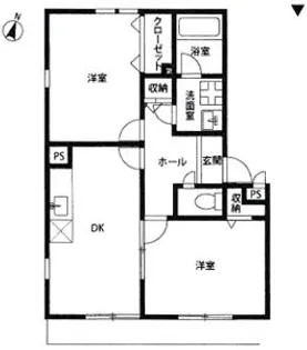 神奈川県小田原市蓮正寺【アパート】の間取り