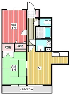コートエスタ【1階】の間取り