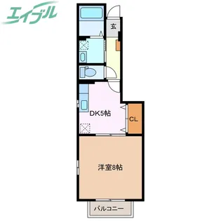 グリーンタウン壱番館【1階】の間取り