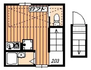 コンフォートテラス三鷹【2階】の間取り