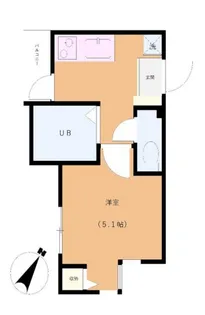ベイ・フィールド根津【1階】の間取り