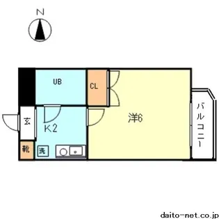 グランドール池袋【1階】の間取り