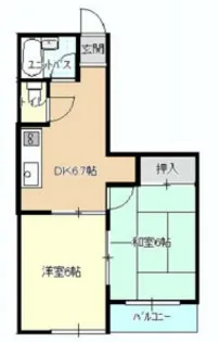 コーポ希望【2階】の間取り