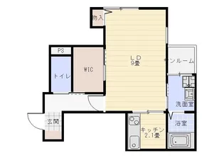 luce・solare(ルチェ・ソラーレ)【2階】の間取り