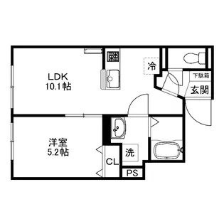 MonreveII【4階】の間取り