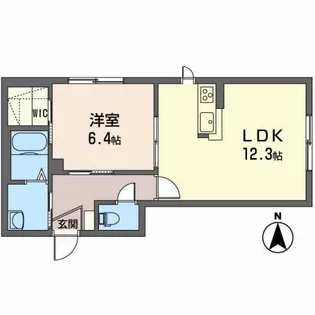 シャーメゾンLV【2階】の間取り