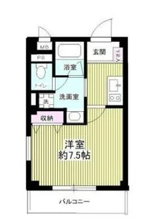 b’CASA川崎大師【1階】の間取り